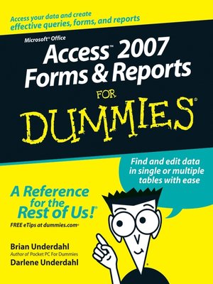 cover image of Access 2007 Forms and Reports For Dummies